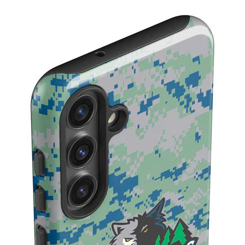NBA Minnesota Timberwolves Digi Camo Galaxy S24 Plus Impact Case